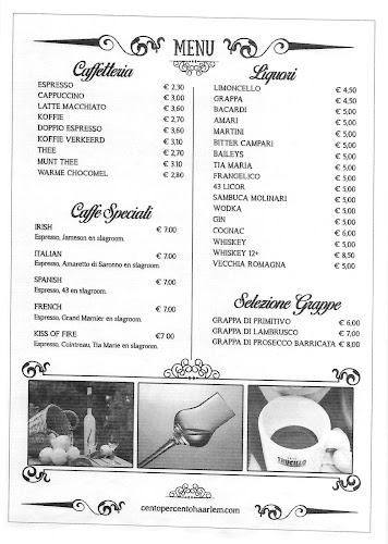 Opinii despre Centopercento în Haarlem - Horeca