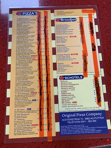 Original Pizza Company Putten - Horeca